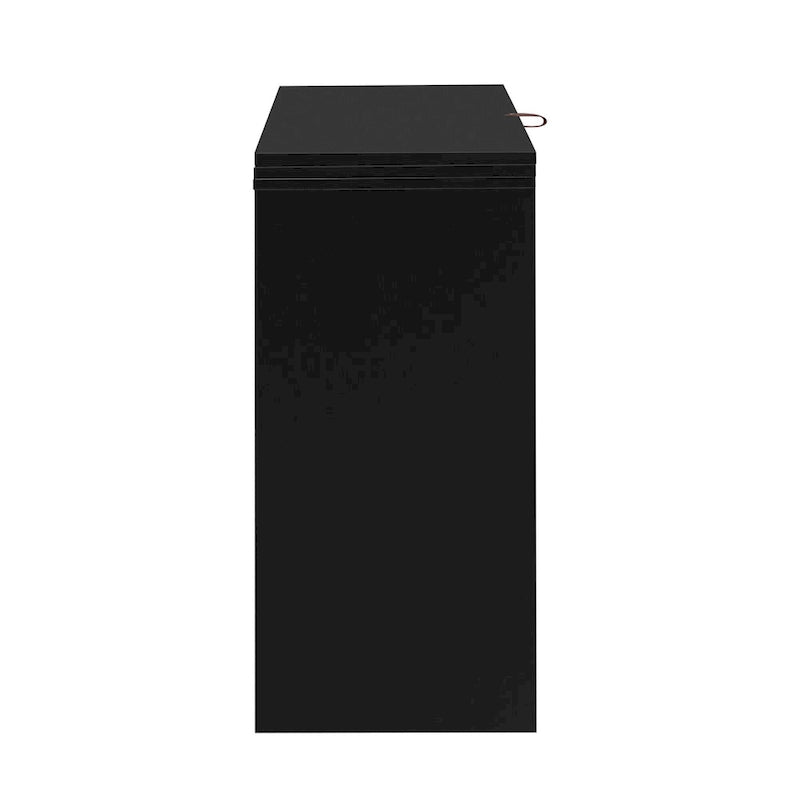 Innovative Sideboard with 2-Door,3-Drawer Design and Adjustable Pull-Out Top for Flexible Use,for Entrance and Living Room