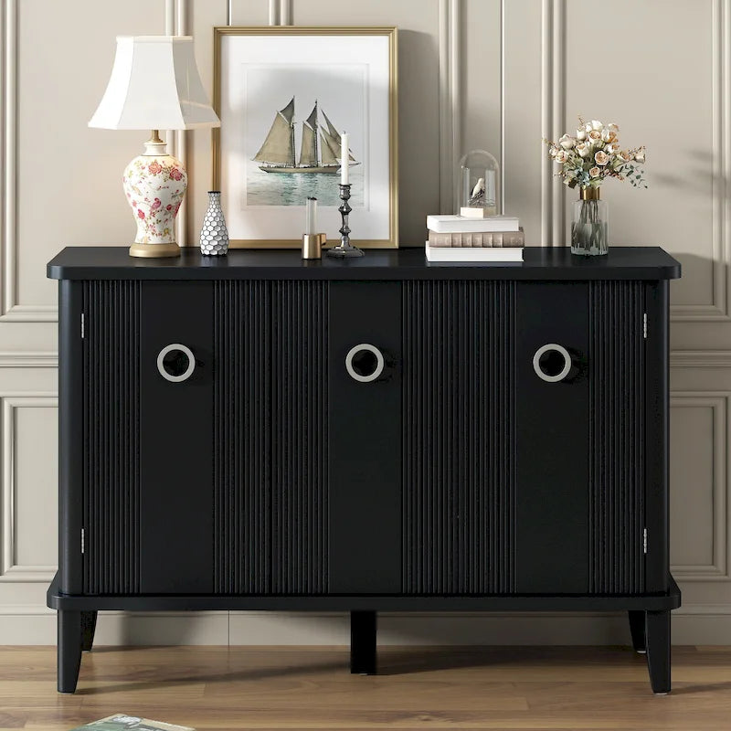 Solid Wood Veneer Fraxinus Mandschuric Cabinet