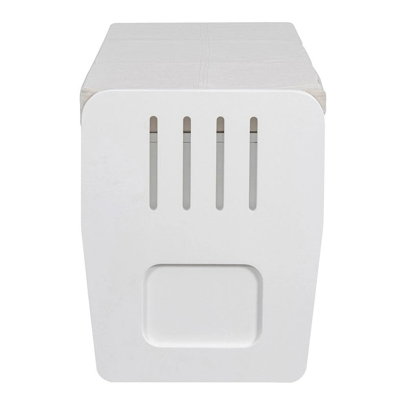 Rustic Storage Bench with 2 Drawers,Hidden Storage Space,Shoe Bench