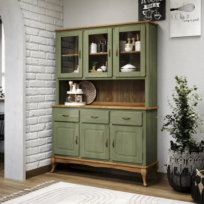 Wood Dining Hutch