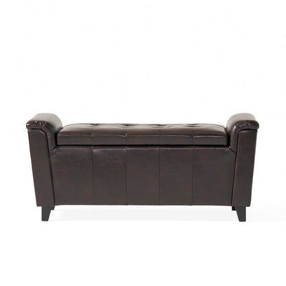 Alden Armed Storage Bench
