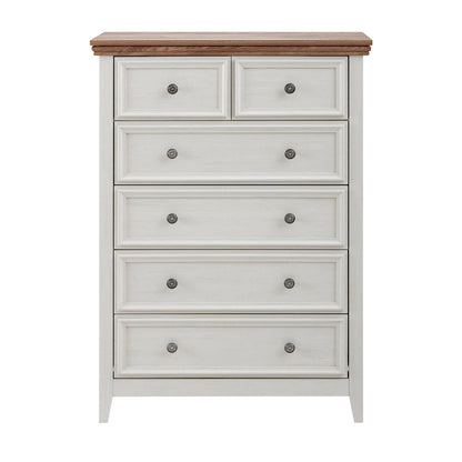 Modern 6 Drawers Dresser 6 Drawers Cabinet Chest of Drawers Closet Organizers - 31.50 * 15.75 * 44.29