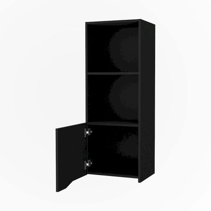 Black Wall Cabinet with One Door