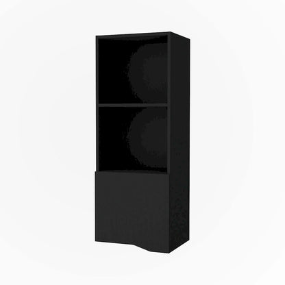 Black Wall Cabinet with One Door