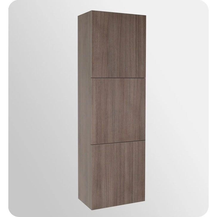 Fresca 59 Freestanding Bathroom Linen Cabinet with Three Storage
