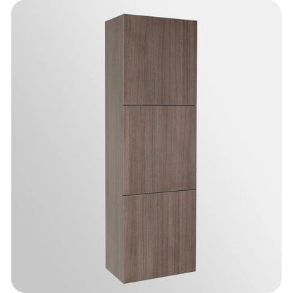 Fresca 59 Freestanding Bathroom Linen Cabinet with Three Storage