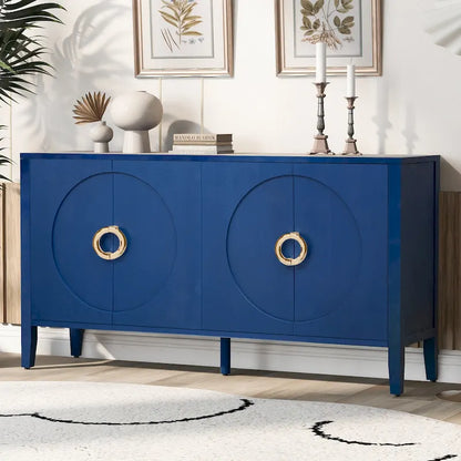 Sophisticated Fir Veneer Cabinet with Textured Finish