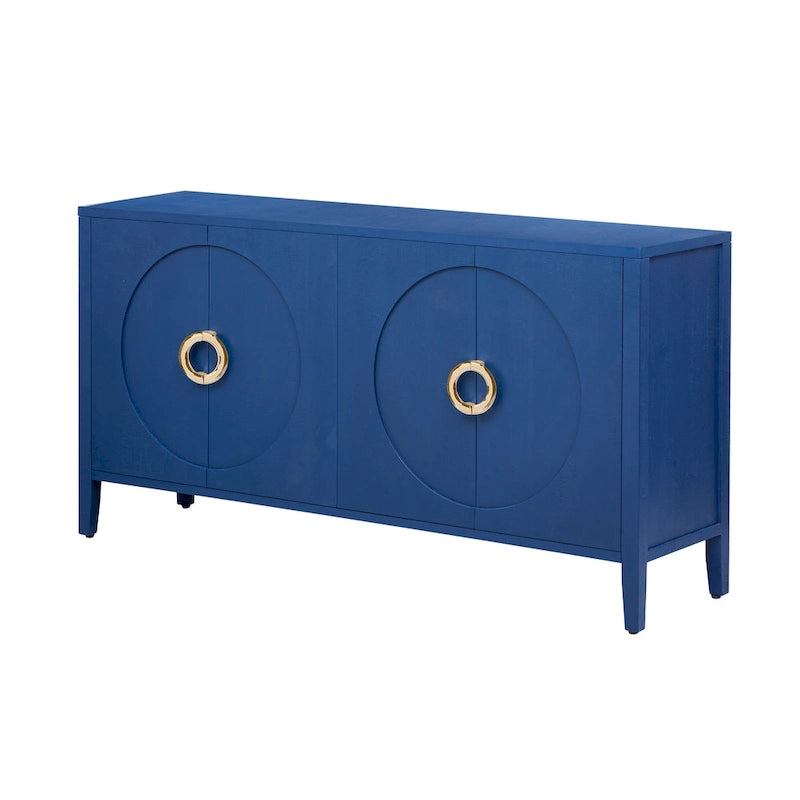 Sophisticated Fir Veneer Cabinet with Textured Finish