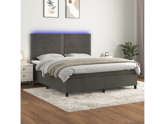 Gray Velvet Mattress, 180 x 200 cm