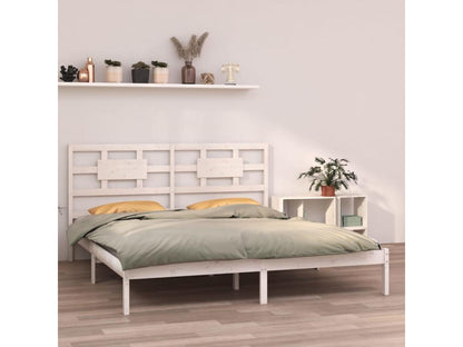 White Solid Wood Mattress, 160 x 200 cm
