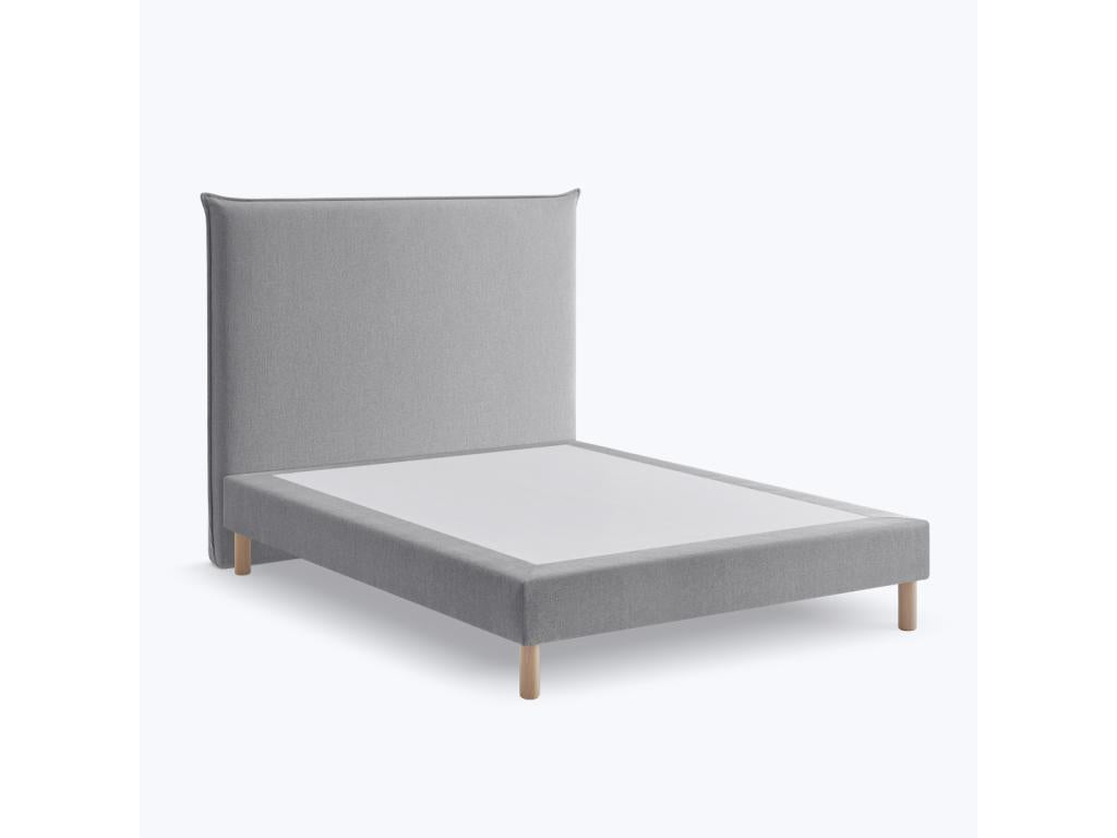 Gray Bed, 140 x 200 cm