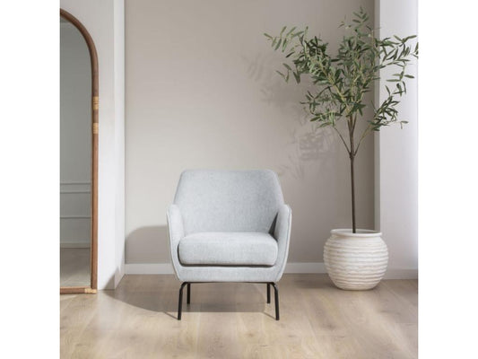 Gray Accent Chair, 76 x 76 cm