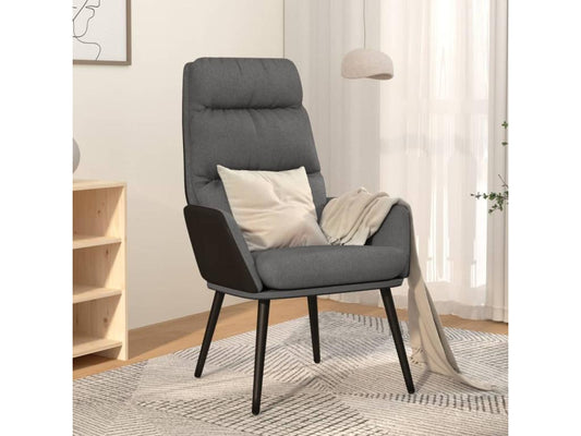 Gray Fabric Accent Chair - dlz1766461156915