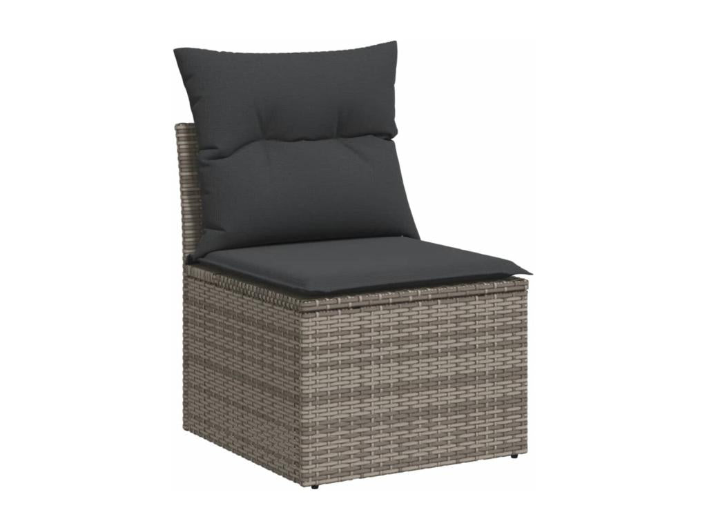 Gray Woven Resin Wicker Outdoor Furniture Set - dlz1766461305204