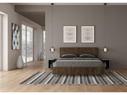 Brown Bed, 160 x 200 cm