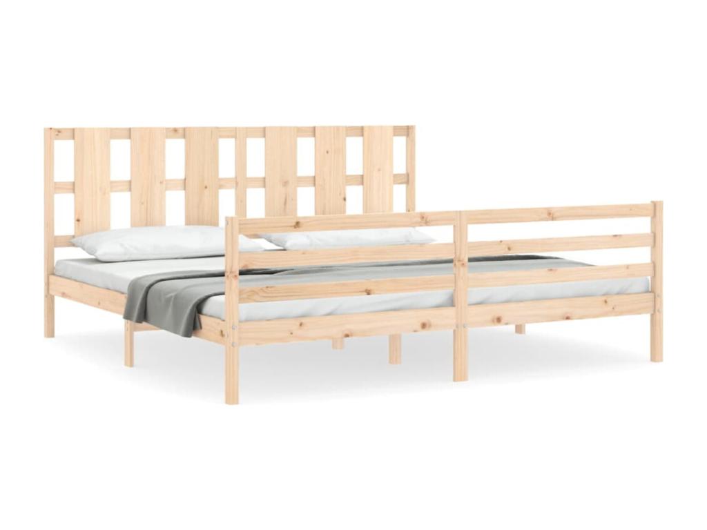 Brown Solid Wood Mattress