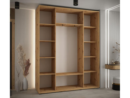 Brown Wardrobe, 200 x 45 x 235.2 cm