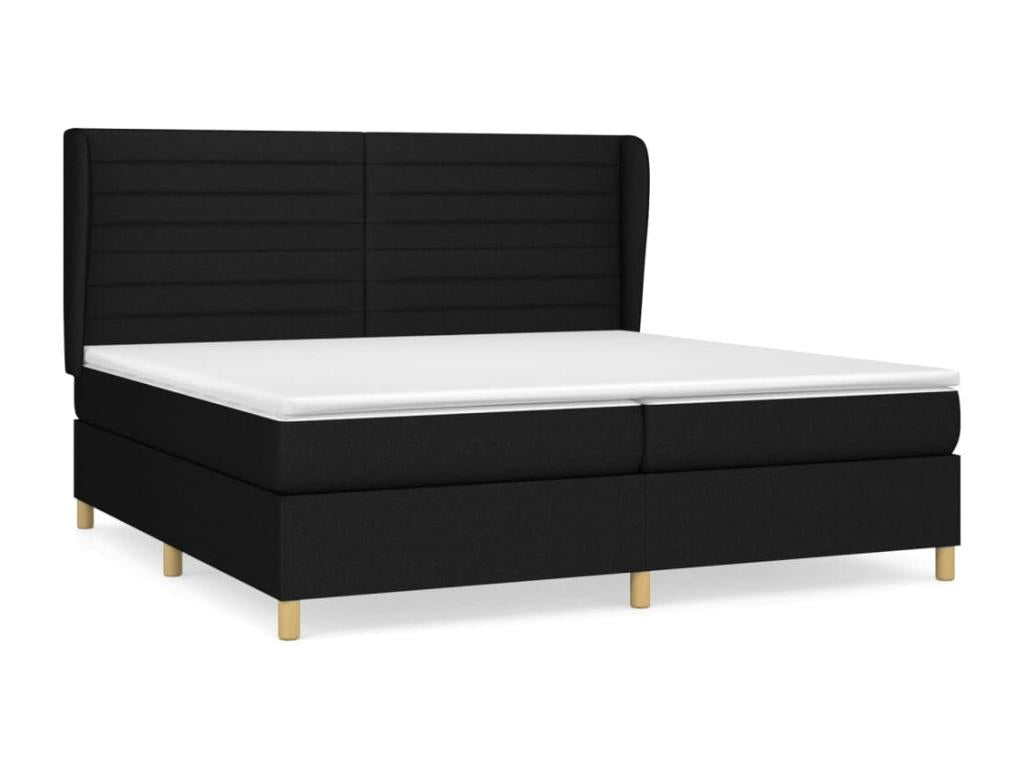 Black Fabric Mattress, 200 x 200 cm