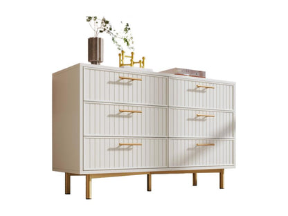 White Metal Dresser, 120 x 40 x 75 cm