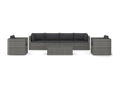 Gray Outdoor Furniture Set, 68 x 72 x 63 cm