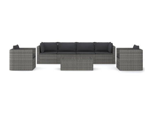Gray Outdoor Furniture Set, 68 x 72 x 63 cm