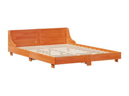 Brown Pine Wood Mattress, 140 x 200 cm
