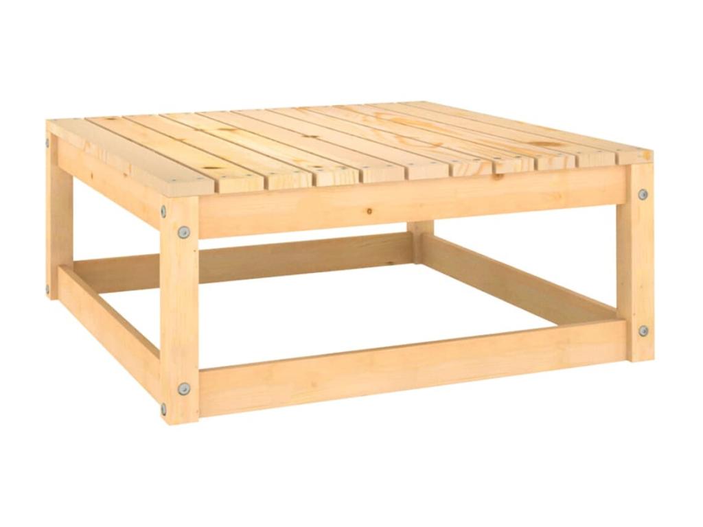 Natural Pine Wood Outdoor Furniture Set