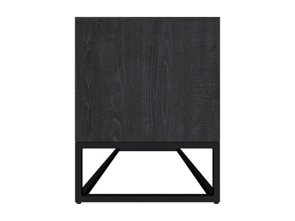 Brown Metal TV Stand