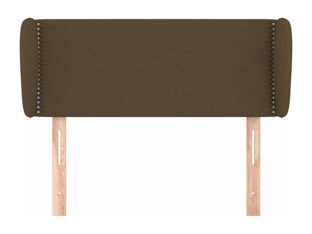 Brown Fabric Bed, 103 x 23 x 78 cm