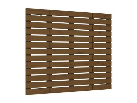 Brown Solid Wood Bed, 141 x 3 x 91.5 cm