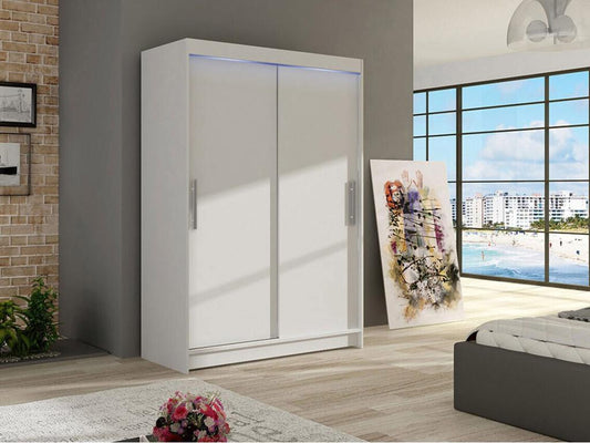 White Wardrobe, 200 x 120 x 58 cm