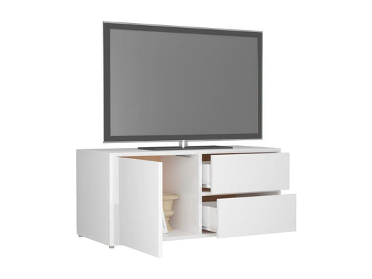 White TV Stand, 80 x 34 x 36 cm