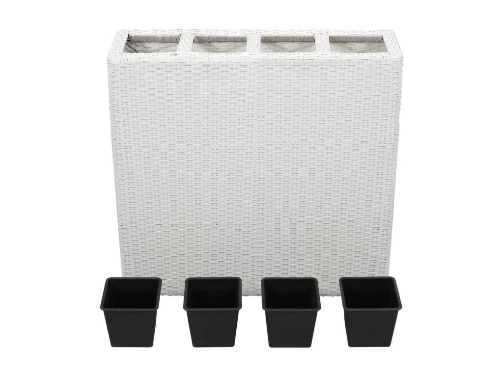 White Woven Resin Wicker Home Furniture