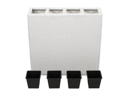 White Woven Resin Wicker Home Furniture