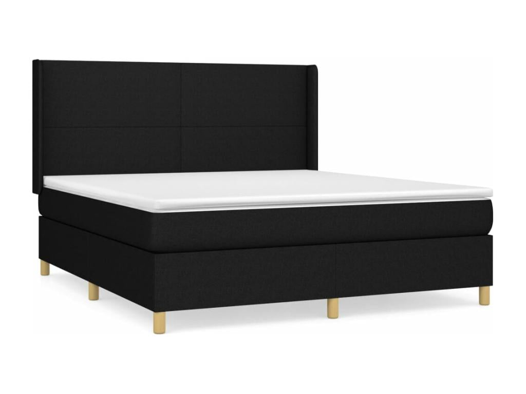Black Fabric Mattress, 180 x 200 cm