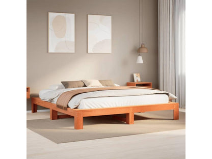 Brown Pine Wood Mattress, 200 x 200 cm