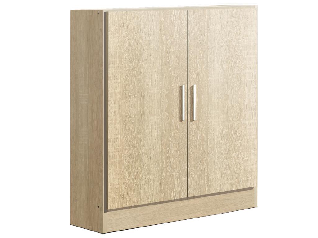 Natural Oak Wood Wardrobe