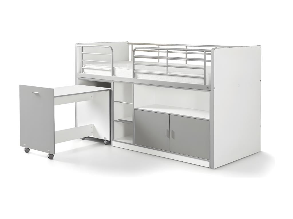 Gray Bed, 96 x 207 x 121 cm