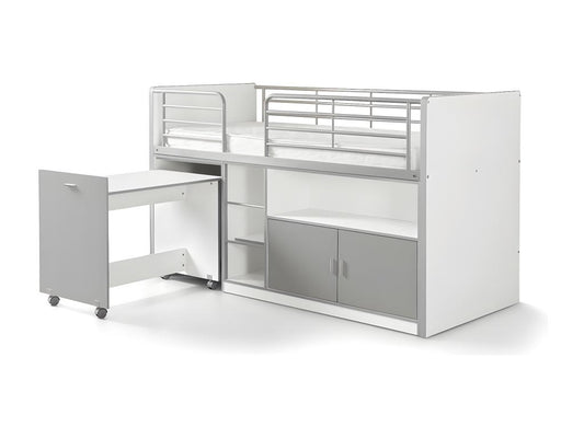 Gray Bed, 96 x 207 x 121 cm