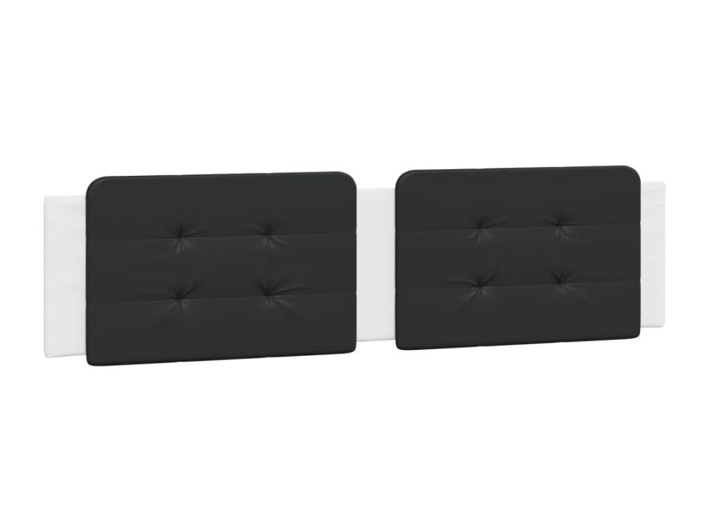 Black Faux Leather Bed