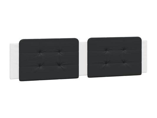 Black Faux Leather Bed