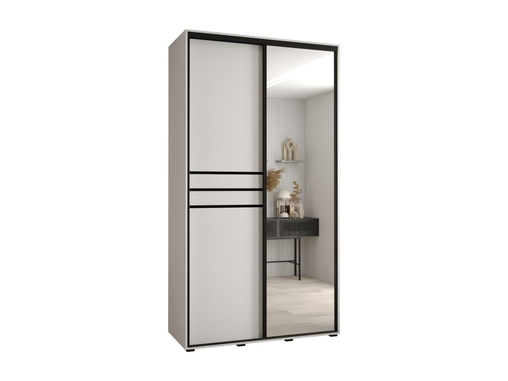 Black Wardrobe, 140 x 60 x 235.2 cm