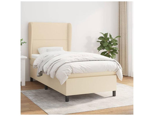 White Fabric Mattress, 90 x 200 cm
