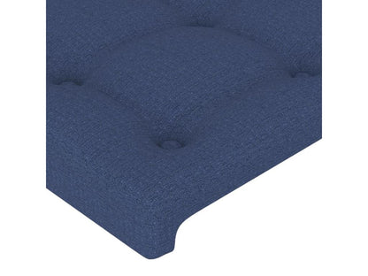 Blue Fabric Bed, 160 x 5 x 118 cm