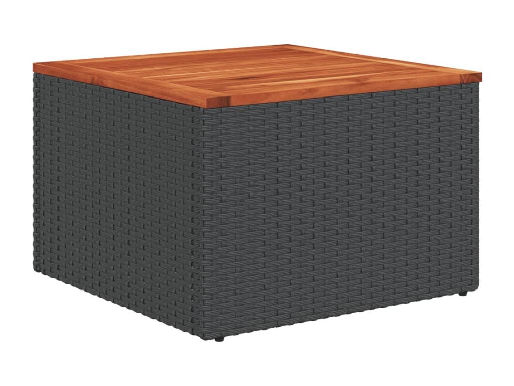 Black Woven Resin Wicker Outdoor Furniture Set - dlz1766461464441