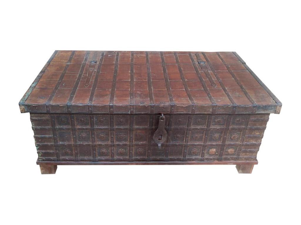 Brown Table, 125 x 73 x 47 cm