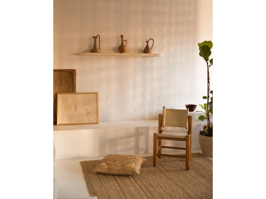 Beige Pine Wood Home Furniture, 200 x 3.2 cm