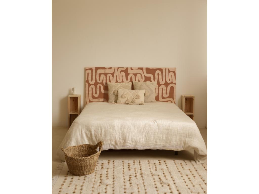 Pine Wood Bed, 105 x 80 cm