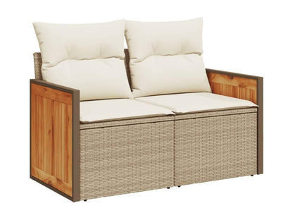 Beige Woven Resin Wicker Outdoor Furniture Set - dlz1766461723200