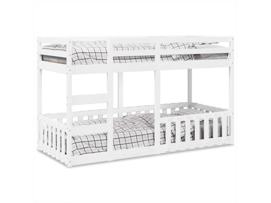 White Pine Wood Bed, 80 x 200 cm